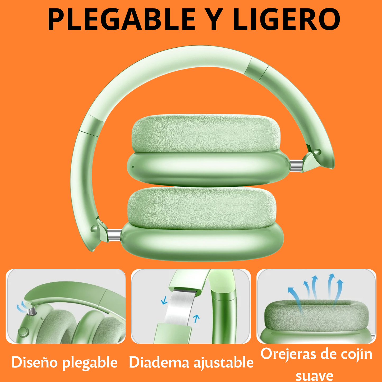 Auriculares de diadema ultra cómodos